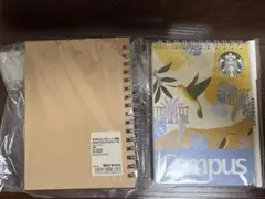 スターバックス ノートと無印良品 A6ノート セットのサムネイル