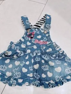 サイズ80 ベビードール　サロペット　スカート　デニム　女の子