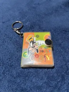 ディズニー グーフィー ミニノート キーホルダー レトロ 平成 ミニメモ メモ帳