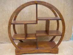 飾り台　違い棚/・置物台　美品　木製のサムネイル