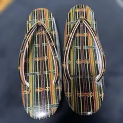 ストライプ模様 草履 23センチ