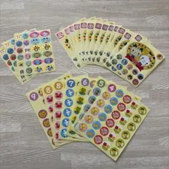 幼稚園　保育園　ごほうびシール　行事シール　お帳面シール　セット
