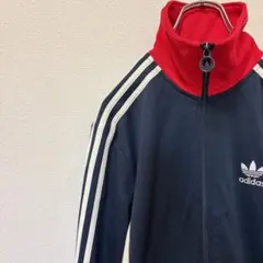 アディダス オリジナルス ヨーロッパTT トラックジャケット 紺 赤 白 L