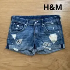 H&M デニムショートパンツ US 6
