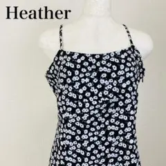 極美品 Heather ヘザー キャミソール ワンピース 0697B
