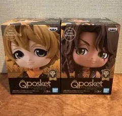 ツイステ フィギュア　Qposket ツイステッドワンダーランド ラギー レオナ