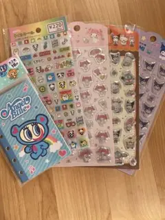 シール手帳、シールセット