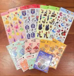 ディズニーシール16点セット まとめ売り ペタペタシール ウォーターシール等