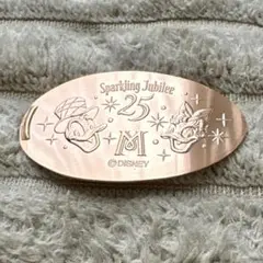 ドナルド　デイジー　ミラコスタ　スーベニアメダル　ディズニーシー　25周年