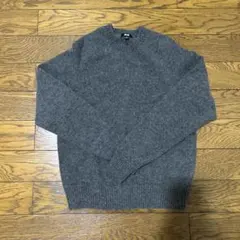 ラムクルーネックセーター
