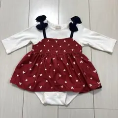 ミッキー　ディズニー　ロンパース　petit main 70cm