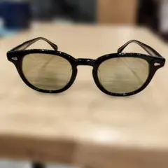 美品　Zoff　サングラス　ZF23G07A　グリーンレンズ　ブラックレーム