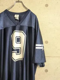 一点物】NFL ダラスカウボーイズ ゲームシャツ トニーロモ M US古着