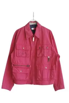 90s TOMMY HILFIGER マルチポケットショートブルゾン