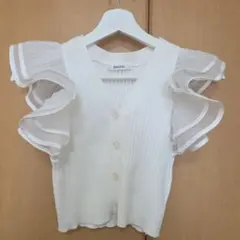 SNIDEL フリルニットトップス フリーサイズ