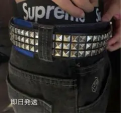 黒 スタッツベルト y2k sk8 スケーター bigboy supreme