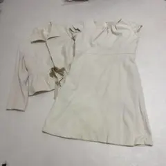 大きいサイズ スーツ 入学式など 生成り フォーマル