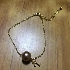 ゴールドコットンパールのブレスレット