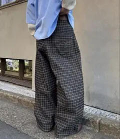 【cian denim/シアンデニム】バギーワイドデニム