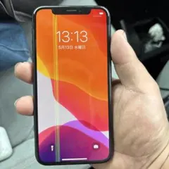Apple iPhone X 64GB スペースグレー 本体 AirPods付
