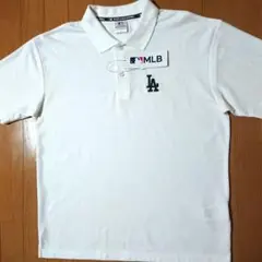 【新品】GENUINE MERCHANDISE MLBLA ロゴ刺繍ポロシャツ