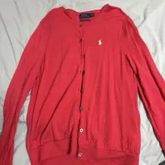 Polo Ralph Lauren メリノウール カーディガン M 赤