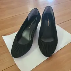tsumori chisato WALK パンプス ブラック 22.5cmのサムネイル