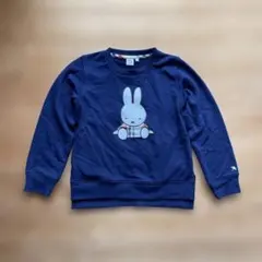 Arnold Palmer 135cmミッフィー刺繍 トレーナー　ネイビー