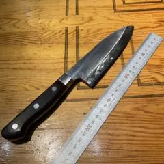 240mm 牛刀包丁 鏡面仕上げ 全鋼 ステンレス 両刃 黒檀八角柄 - メルカリ
