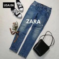 2026★ザラ TRFデニムコレクション ストレッチスキニーデニム【USA6】