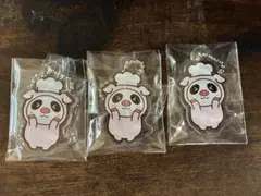 【非売品】コッペ亭 コッペパンダ アクリルキーホルダー　3個セット