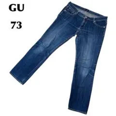 GU/ジーユー【73】デニム/ジーンズ ローライズ ストレッチ ブルー