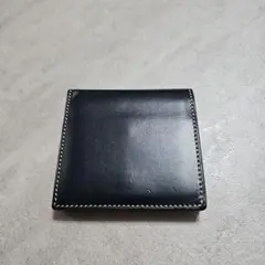 万双　ブライドルミニ財布(小銭入付) ネイビー