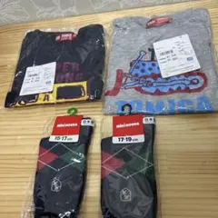 miki house 靴下 15-17cm 17-19cm トミカＴシャツ