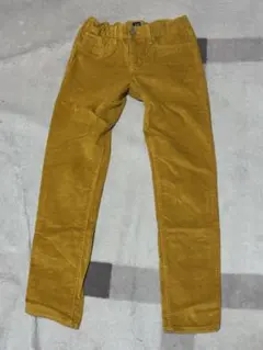 GAP ストレッチジェギング 14 マスタード 黄色 ベロア素材