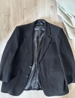 TESSUTO comero黒 BIELLA italy