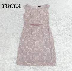 TOCCA♡SPRING WALTZ フラワーウーマン ドレス 刺繍 花柄ピンク - メルカリ
