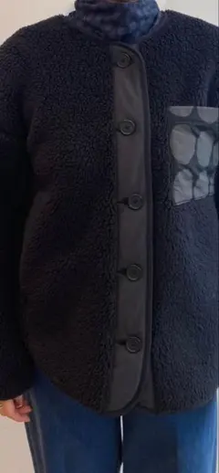 UNIQLO × Marimekko ネイビー フリースガーデンS