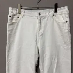 シーピーシーエム ホワイトデニムパンツ(L)ストレート シンプル無地のサムネイル