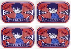 【コナン探偵社限定】名探偵コナン 缶バッジコレクション 江戸川コナン4個 北栄町