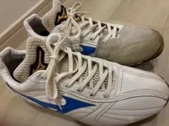 値下げ‼️Mizuno Proスパイクシューズ ホワイト/ブルー