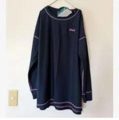 新品FILA 長袖UVカット長袖TシャツUV対策レディース大きいサイズのサムネイル