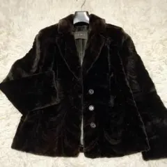 ジャケット　XL ロエベ　シェアードミンク　毛皮 美品✨LOEWE ブラウン 毛皮・ファーコートの人気アイテム レディース 2026年最新】LOEWE ジャケット・アウター