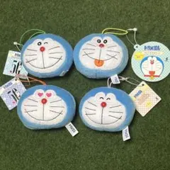 ドラえもん　フェイスマスコット　４種まとめ売り