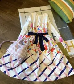 Chesty フラワープリント カシュクール Aライン ワンピース