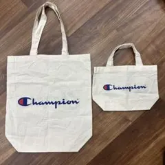 新品 2点セット champion チャンピオン ノベルティ トートバッグのサムネイル