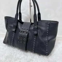 DIESELディーゼル トートバッグ スタッズ クロコ型押し A4可 メッシュ 