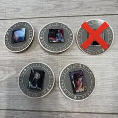 マイケル・ジャクソン ピンバッジ 4種セット ガチャガチャ