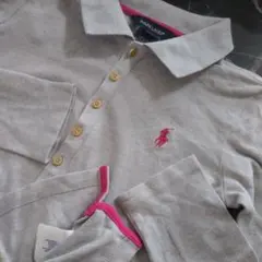 Polo Ralph Lauren グレー 長袖ポロシャツ