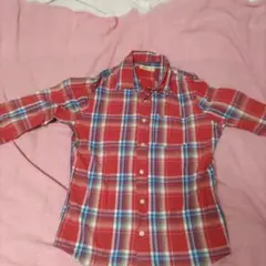 Hollister 長袖シャツ S レッド系チェック